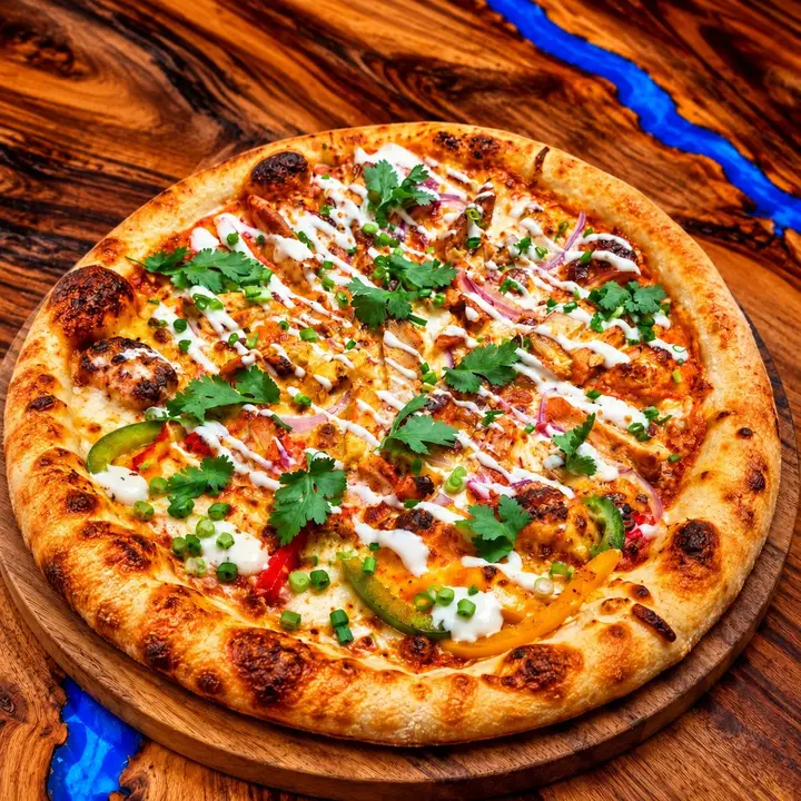 Butter Chicken Pizza