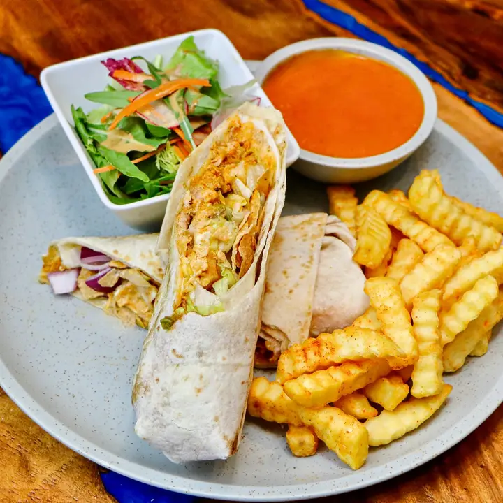 Grilled Butter Chicken Wrap