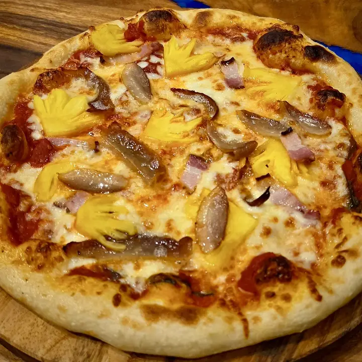 Hawaiian Foul Pizza